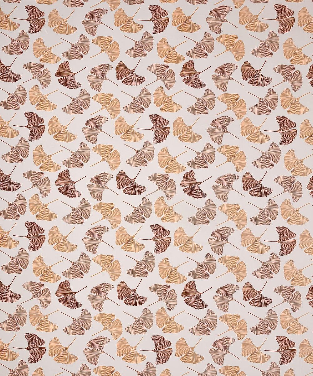 Off White Leaves Flat Double Bedsheet With 2 Pillow Cover