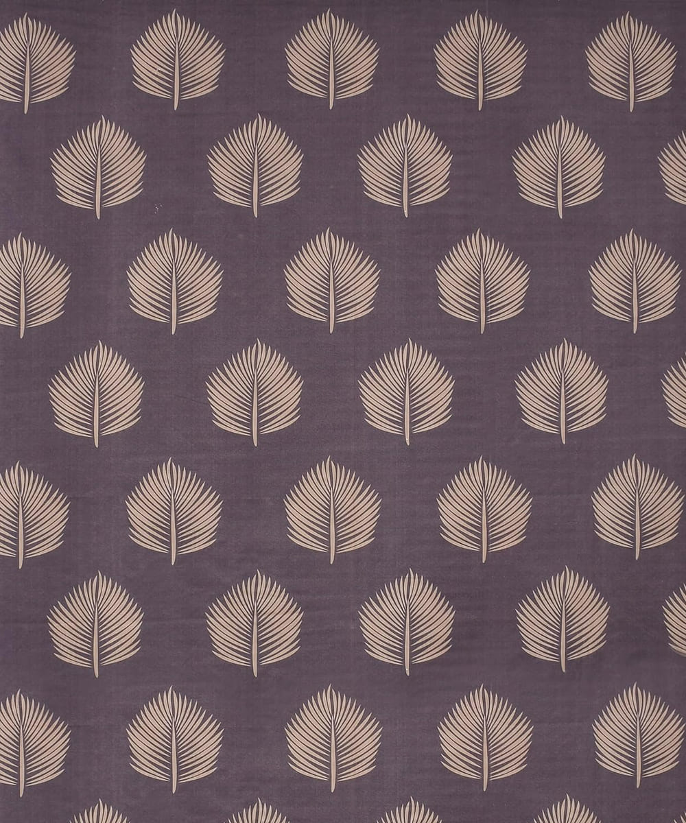 Twilight Leaves Flat Double Bedsheet With 2 Pillow Covers