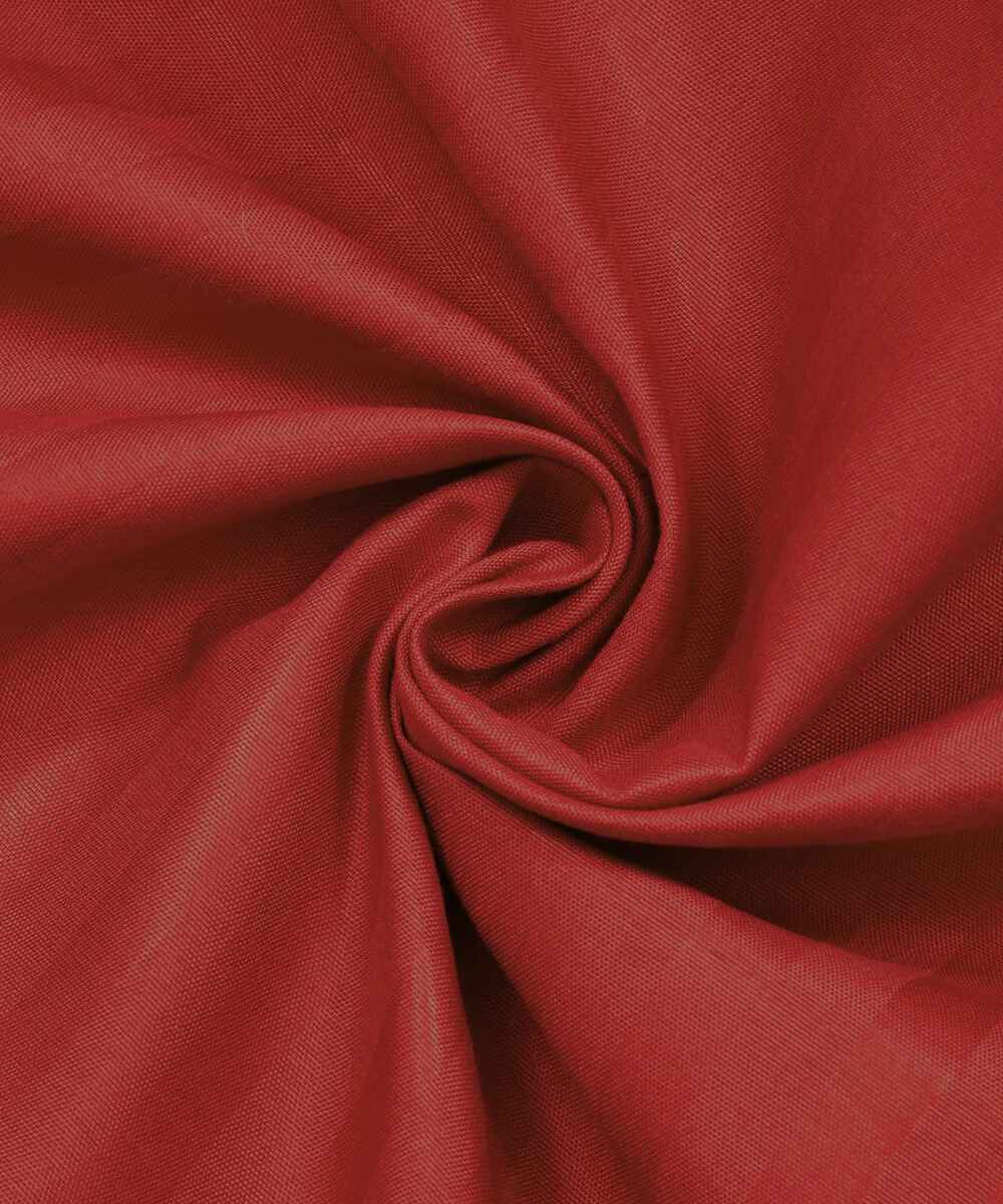 Red Satin Stripe Flat Double Bedsheet With 2 Pillow Covers