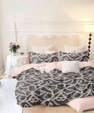 Tangle Muse Flat King Bedsheet With 2 Pillow Covers