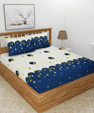 Celestial Charm Kids Flat Double Bedsheet With 2 Pillow Cover