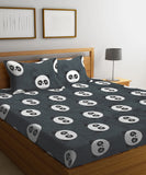 Panda Playtime Flat Double Bedsheet With 2 Pillow Cover