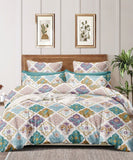 Pretty Floral Flat King Bedsheet With 2 Pillow Covers