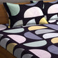 Geometrical Flat Double Bedsheet With 2 Pillow Covers