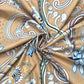 Paisley blossom Flat Double Bedsheet With 2 Pillow Covers