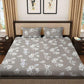 Smoky Blossom Flat Double Bedsheet With 2 Pillow Covers