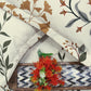 Autumn Breeze Flat Double Bedsheet With 2 Pillow Covers