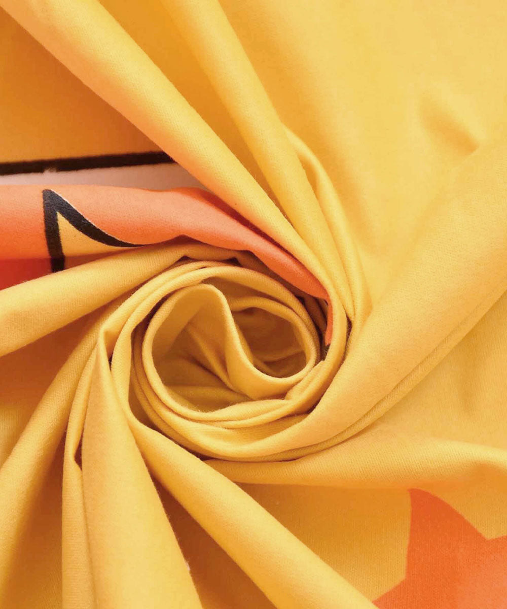 Little Ocean Buddies Kids Flat Double Bedsheet With 2 Pillow Cover