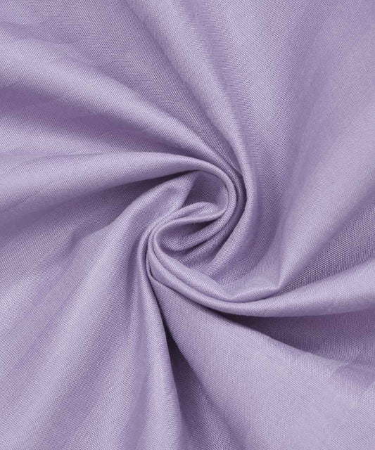 Lavender Satin Stripe Flat Double Bedsheet With 2 Pillow Covers