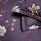 Midnight Blossom Flat Double Bedsheet With 2 Pillow Covers