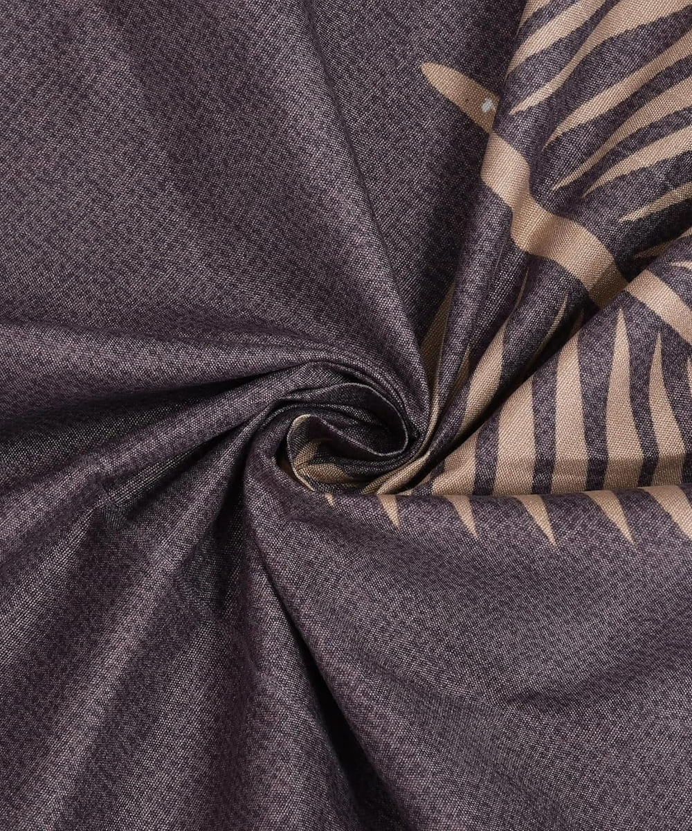 Twilight Leaves Flat Double Bedsheet With 2 Pillow Covers