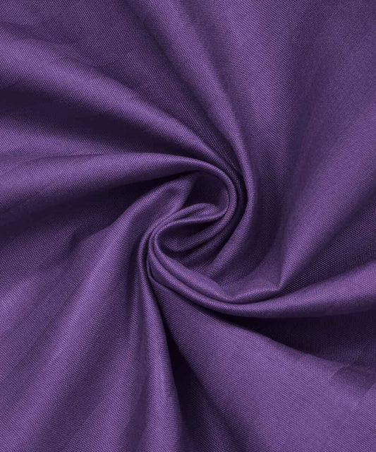 Violet Satin Stripe Flat Double Bedsheet With 2 Pillow Covers