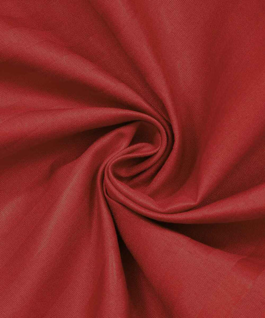 Red Satin Stripe Flat Double Bedsheet With 2 Pillow Covers