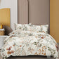 Autumn Breeze Flat Double Bedsheet With 2 Pillow Covers