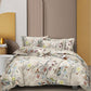Blossom Beige Delight Flat Double Bedsheet With 2 Pillow Covers