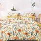 Nature's Whimsy Flat Double Bedsheet With 2 Pillow Covers