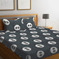 Panda Playtime Flat Double Bedsheet With 2 Pillow Cover