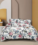 Orchard Elegance Flat King Bedsheet With 2 Pillow Covers