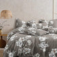 Smoky Blossom Flat Double Bedsheet With 2 Pillow Covers
