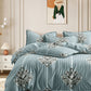 Classic Striped Majesty Flat Double Bedsheet With 2 Pillow Covers